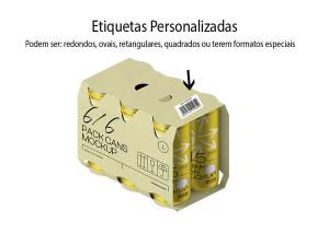 Etiquetas Personalizadas em Vários Formatos - BOPP BOPP     Tamanhos começando com 1 cm até 31 cm (exemplos nas imagens dos produtos)