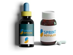 Rótulos Personalizados para Medicamentos - BOPP BOPP Variados 4/0   Sugestão de tamanho padrão nas imagens em anexo